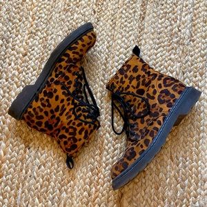 Cheetah combat boots